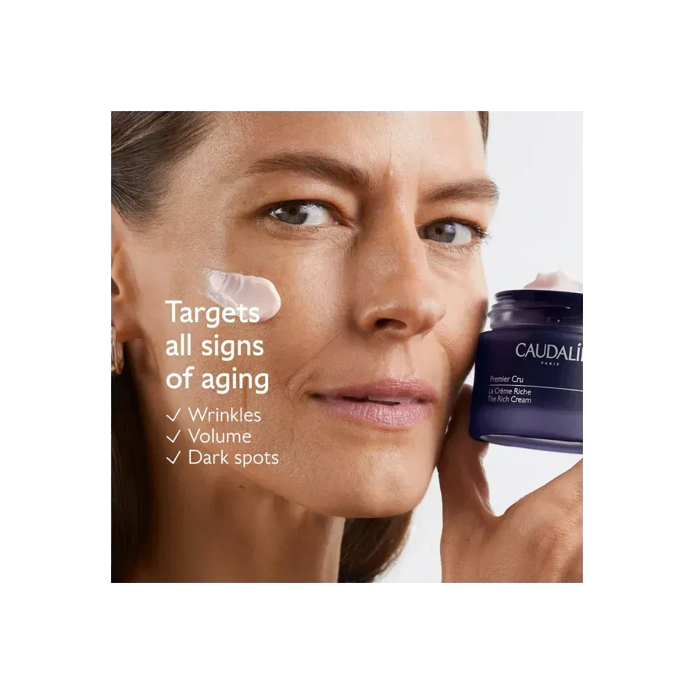 Caudalie Premier Cru Anti-Aging Routine – The Rich Cream For Dry Skin