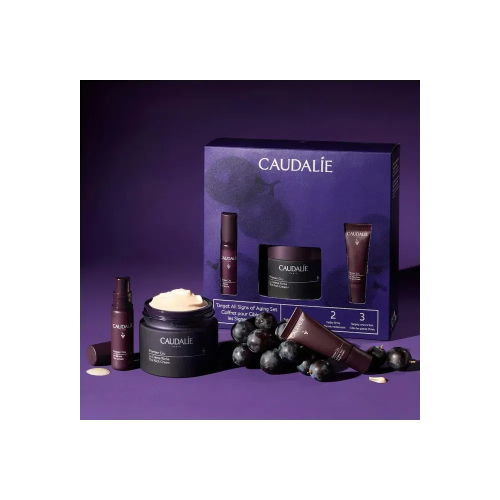 Caudalie Premier Cru Anti-Aging Routine – The Rich Cream For Dry Skin