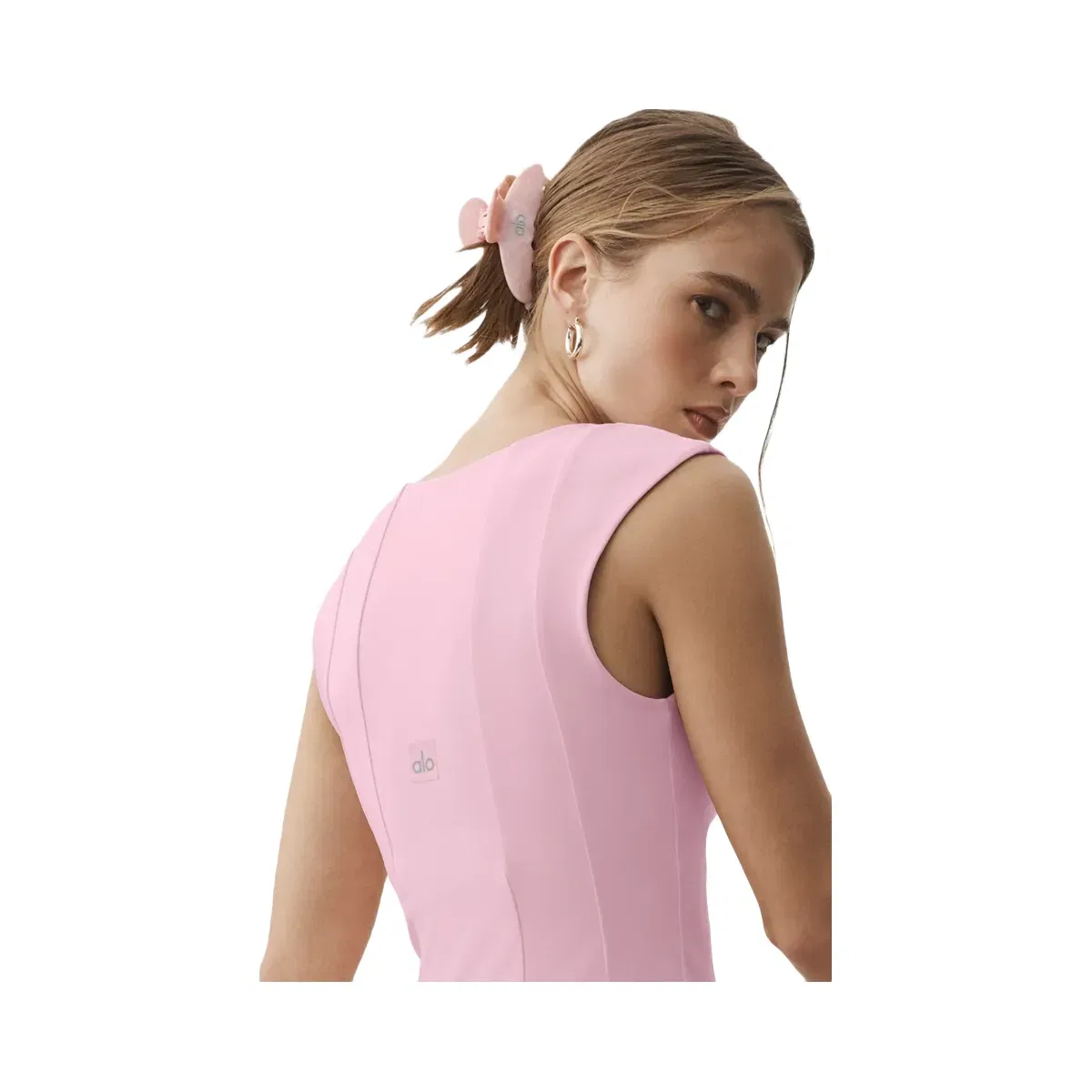 Alo 90's Claw Clip 'Pink Marshmallow Shell'