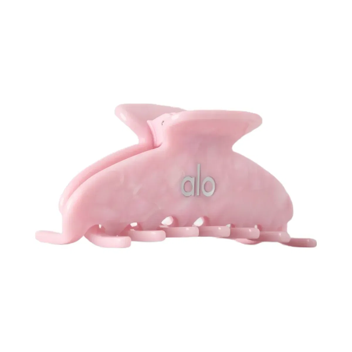 Alo 90's Claw Clip 'Pink Marshmallow Shell'