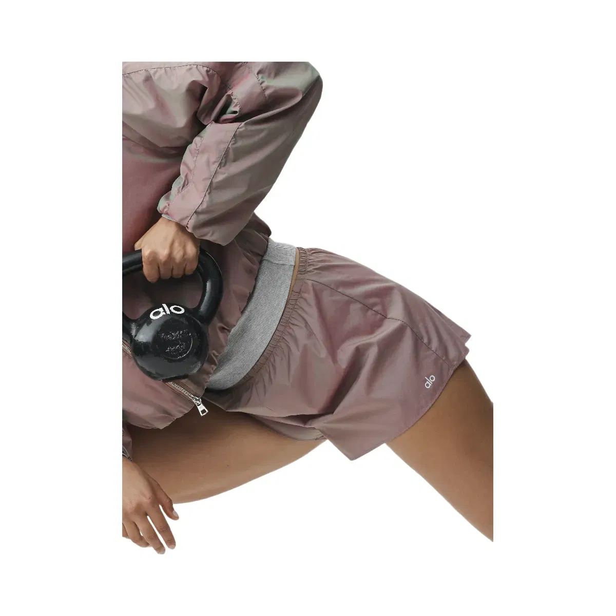 Alo High Waist Prismatic Short 'Pink Moonlight'