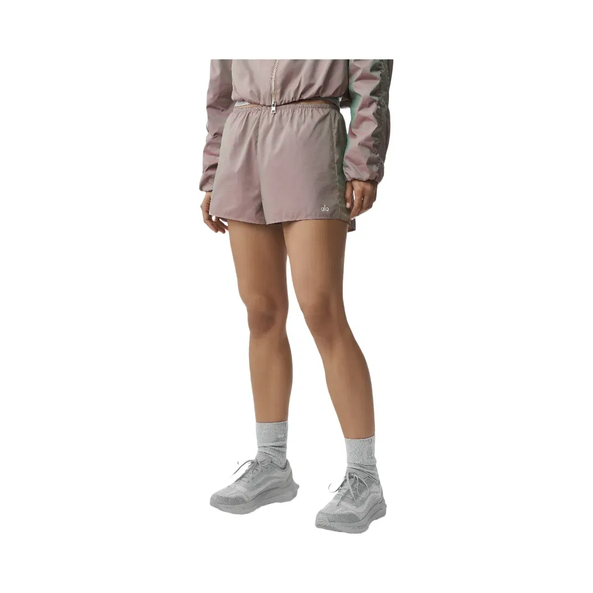 Alo High Waist Prismatic Short 'Pink Moonlight'