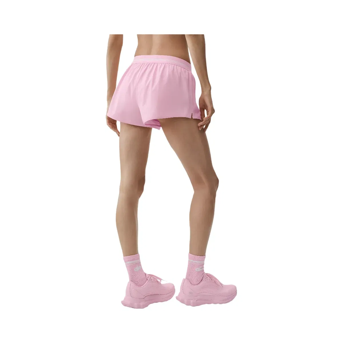 Alo Full Stride Micro Running Short 'Pink Marshmallow'