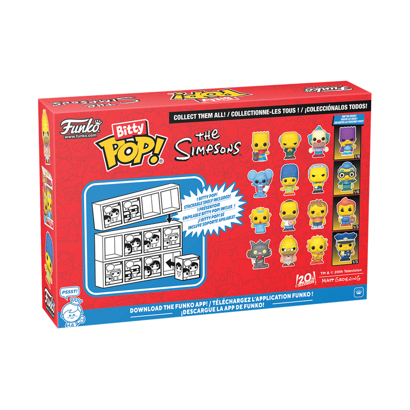 Bitty Pop! The Simpsons 4-Pack Series 4