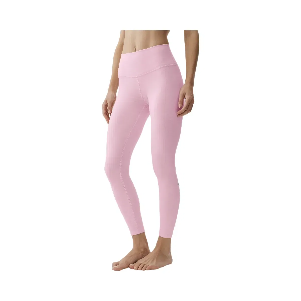 Alo Alosoft High Waist 7/8 Highlight Legging 'Pink Marshmallow Heather'