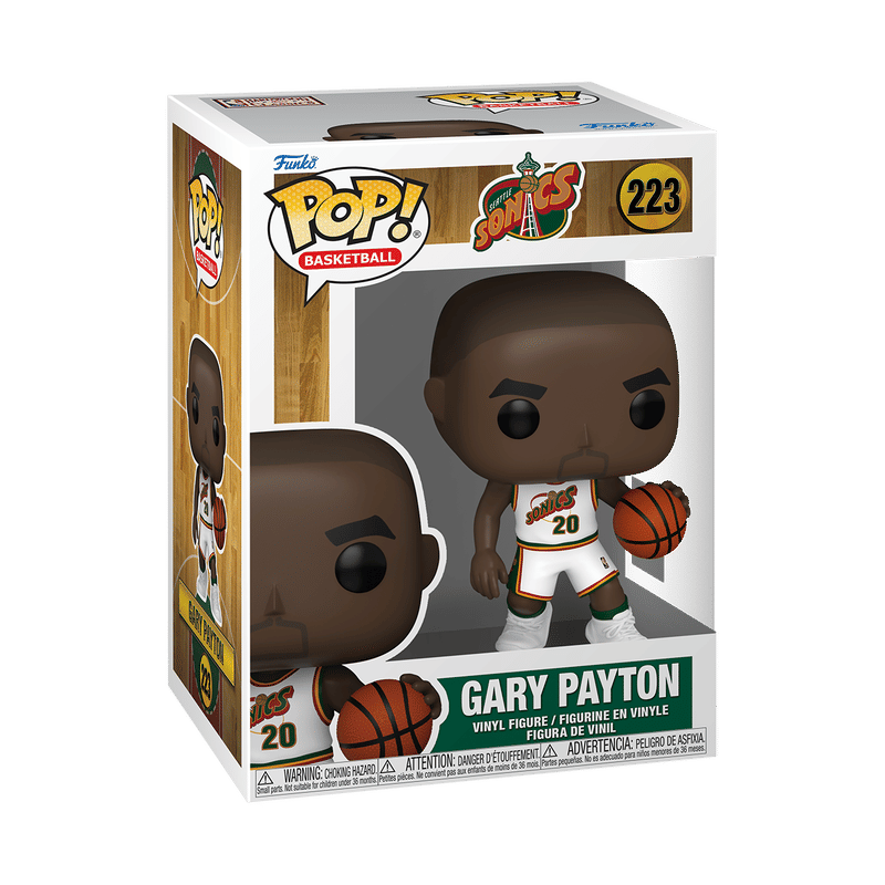 Pop! Gary Payton (White Home Uniform)