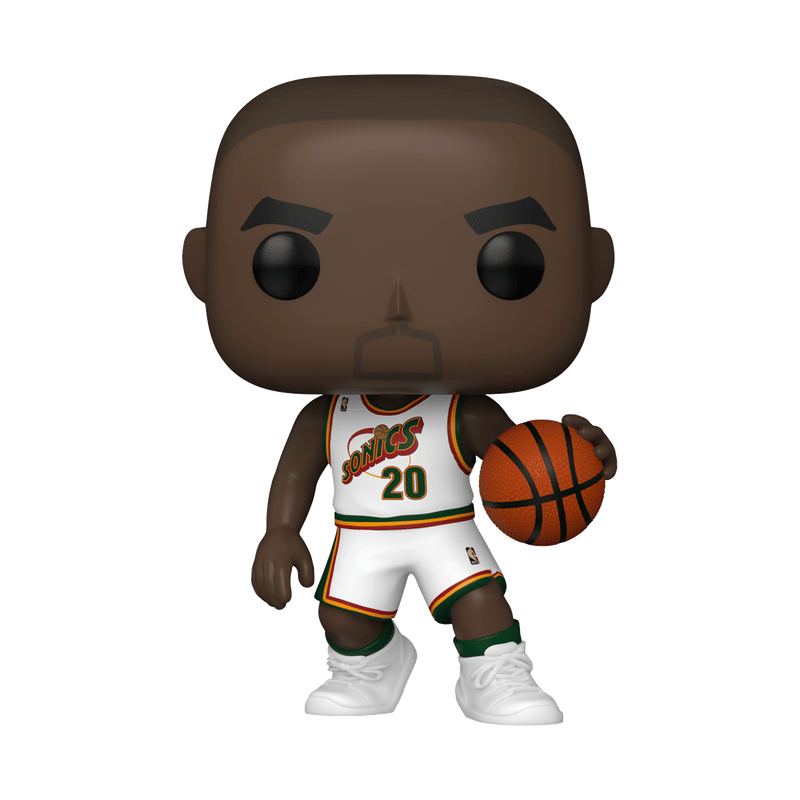 Pop! Gary Payton (White Home Uniform)