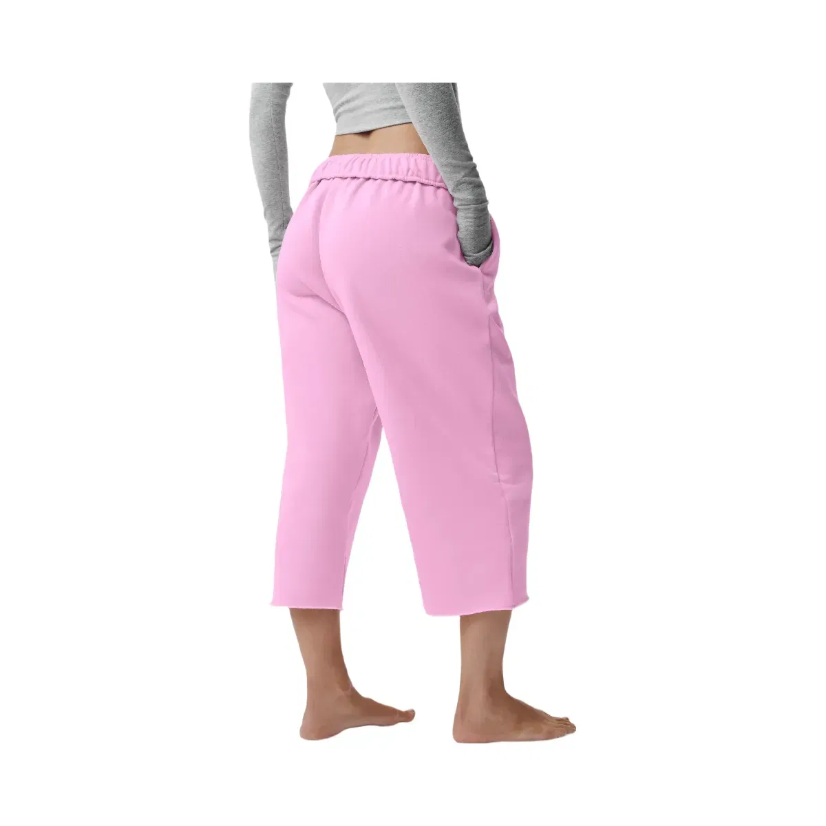 Alo Accolade Cutoff Sweatpant 'Candy Heart Pink'