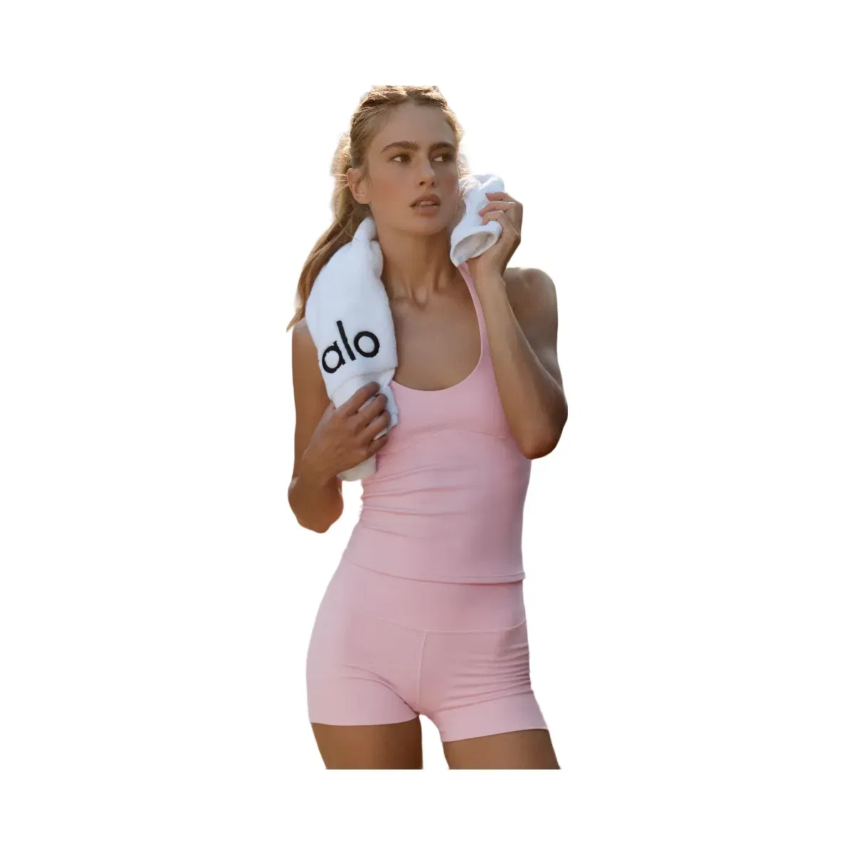 Alo 3" Softsculpt High Waist Precision Short 'Pink Marshmallow'