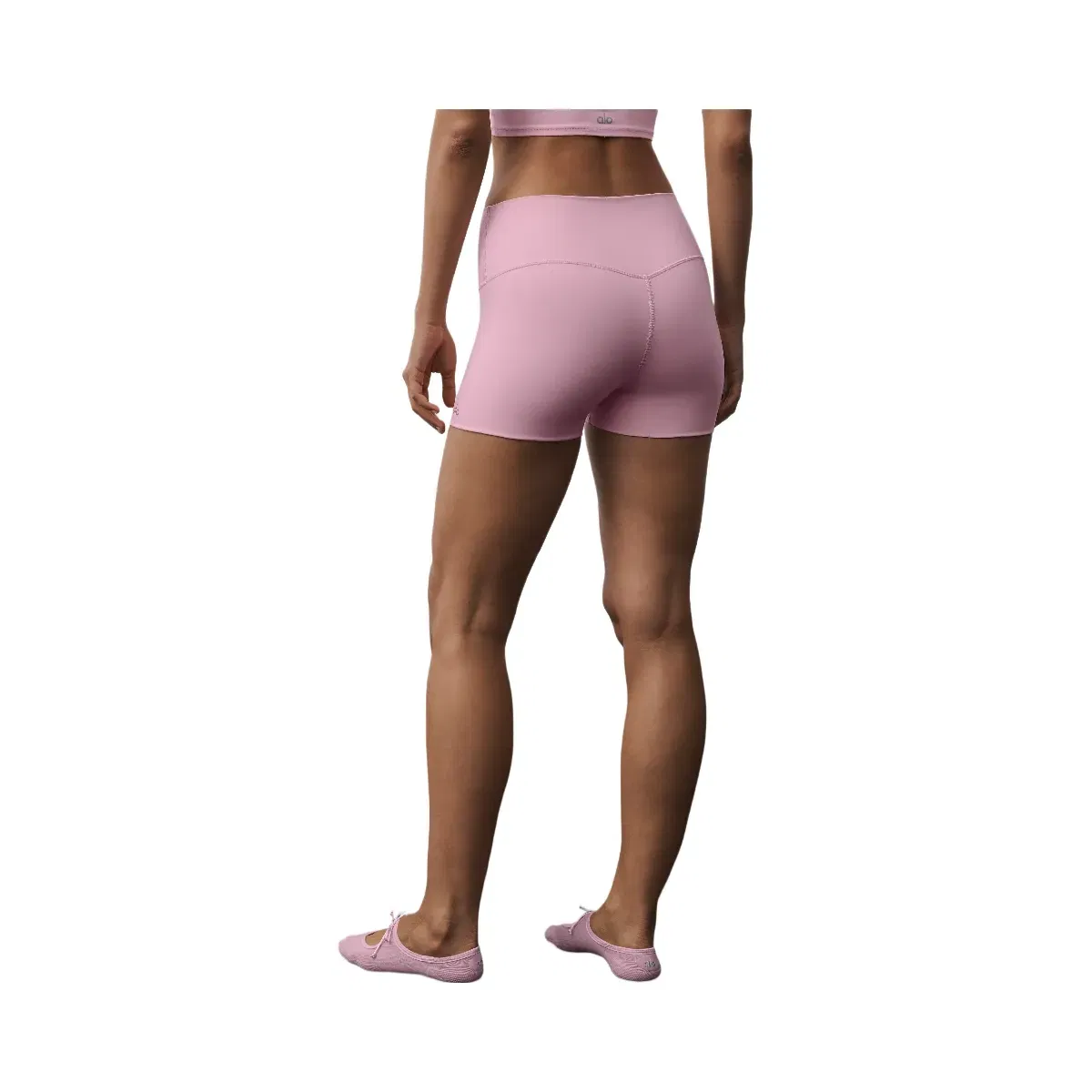 Alo 3" Softsculpt High Waist Precision Short 'Pink Marshmallow'