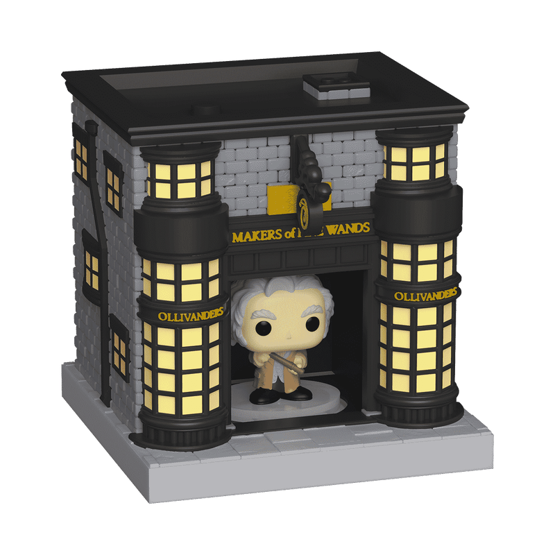 Bitty Pop! Towns Garrick Ollivander and Ollivander Wand Shop
