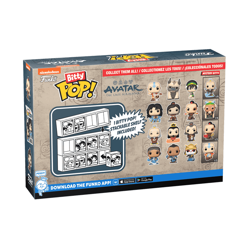 Bitty Pop! Avatar The Last Airbender 4-Pack Series 2