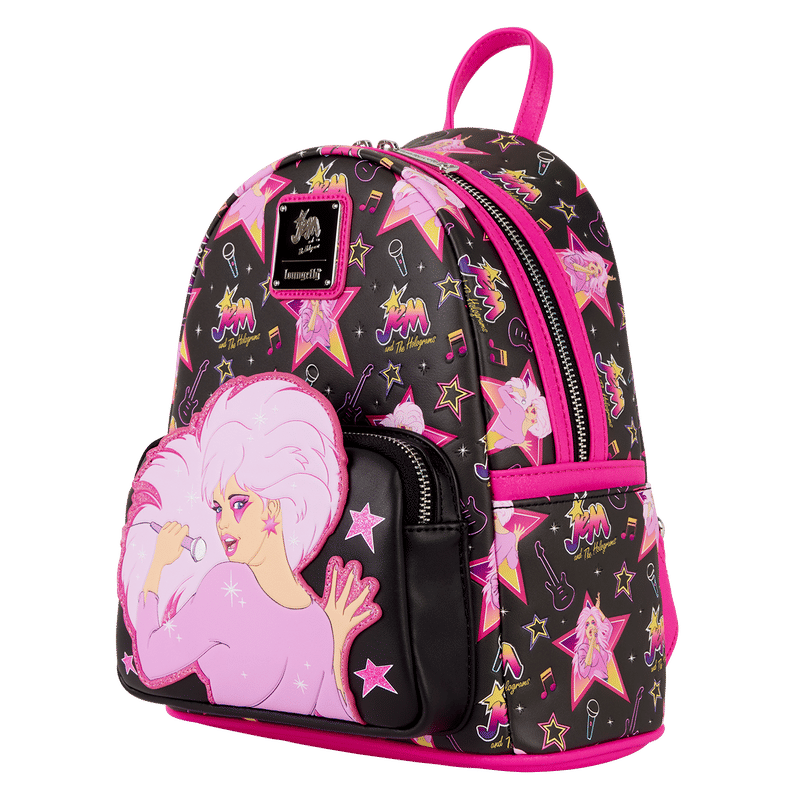 Jem and the Holograms Glitter All-Over Print Mini Backpack