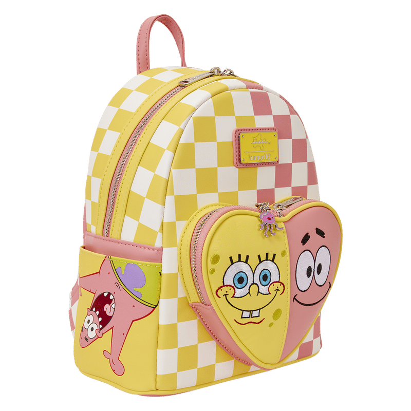 SpongeBob SquarePants & Patrick Star Checkered Mini Backpack
