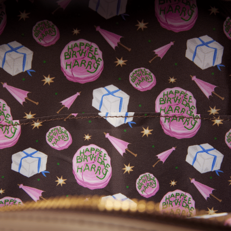Harry Potter Hagrid Birthday Cake Cosplay Mini Backpack with Coin Bag