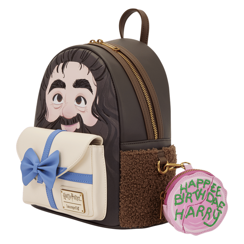 Harry Potter Hagrid Birthday Cake Cosplay Mini Backpack with Coin Bag