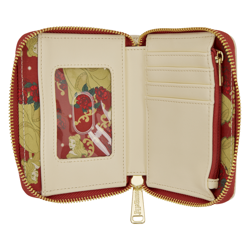Beauty and the Beast Exclusive Belle Floral Zip Around Wallet