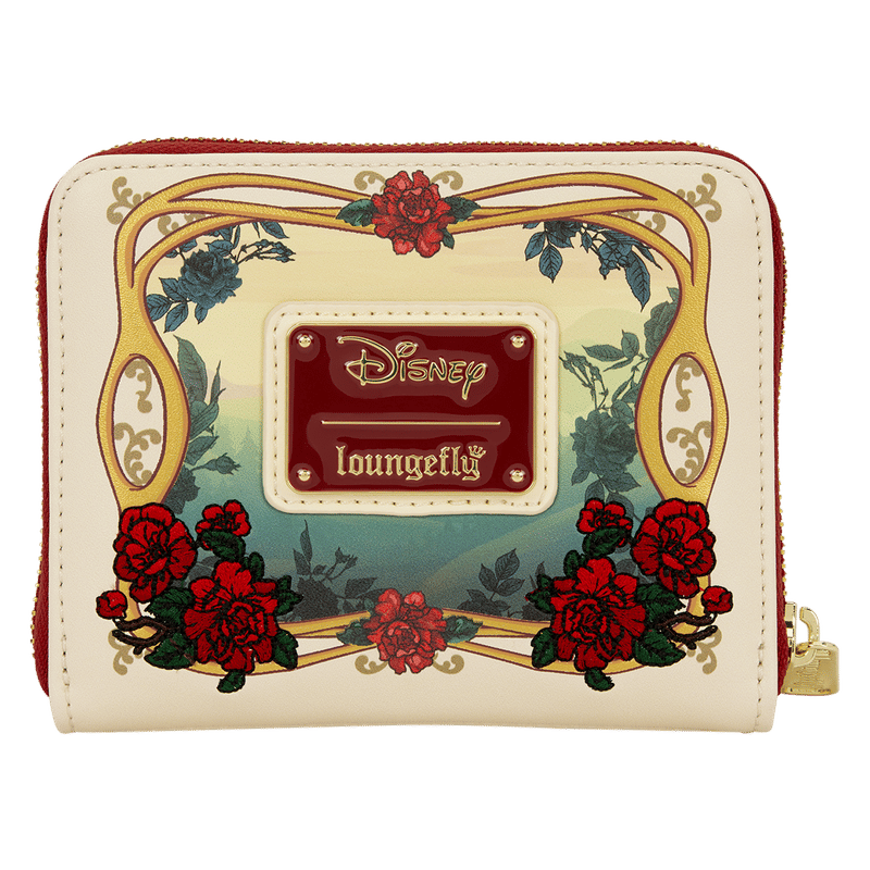 Beauty and the Beast Exclusive Belle Floral Zip Around Wallet