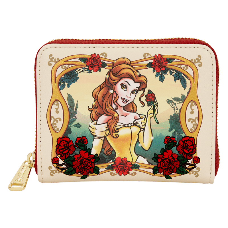 Beauty and the Beast Exclusive Belle Floral Zip Around Wallet