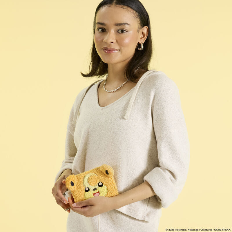 Pokémon Teddiursa Limited Edition Sherpa Cosplay Zip Around Wallet