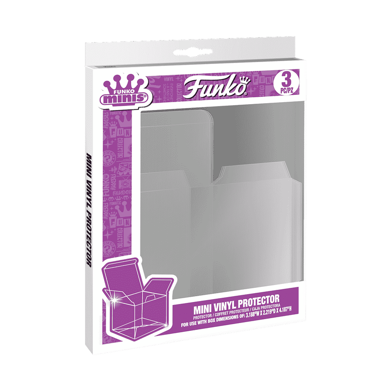 Foldable Mini Vinyl Figure Protector 3-Pack