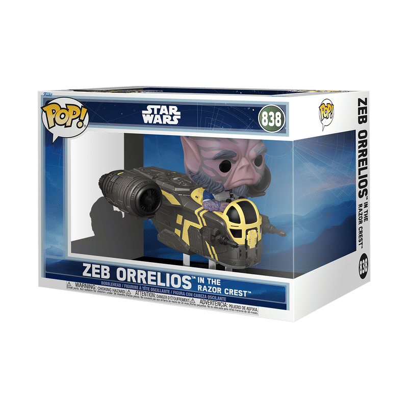 Pop! Rides Deluxe Zeb Orrelios in the Razor Crest