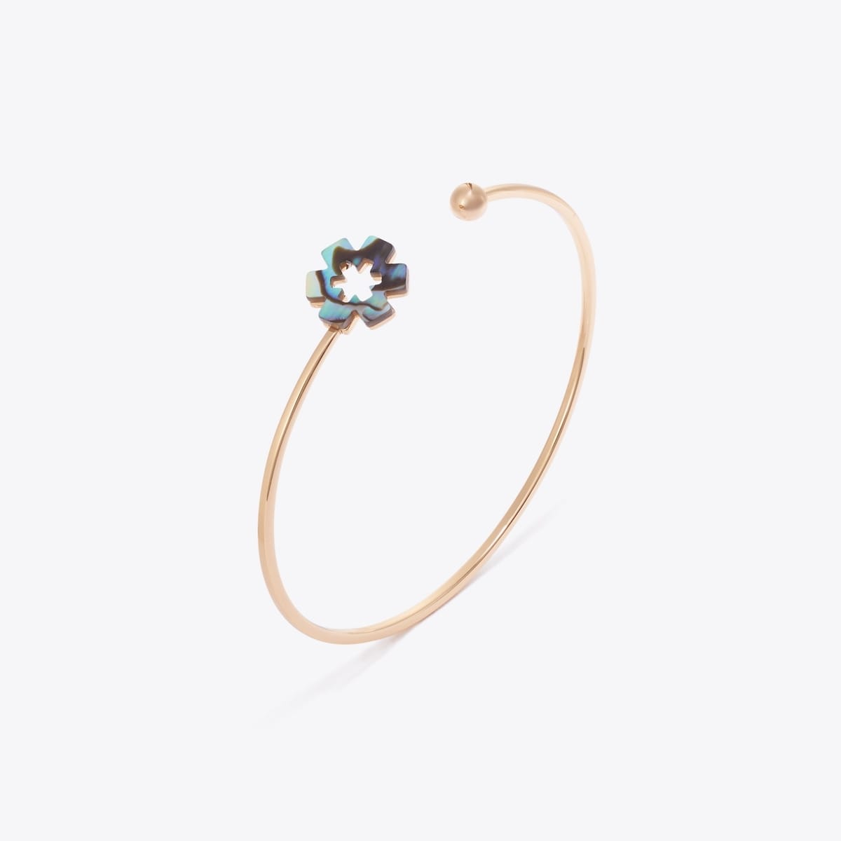 Forget Me Not Open Cuff
