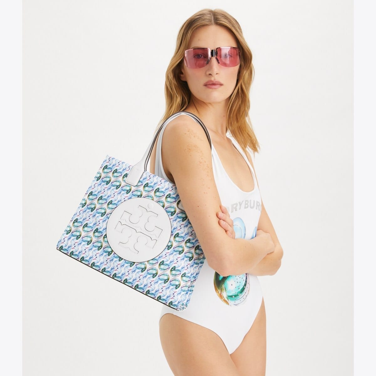 Small Ella Printed Tote