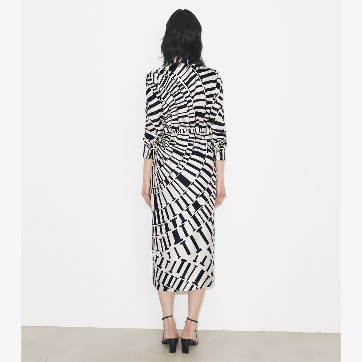 Printed Silk Shirtdress
