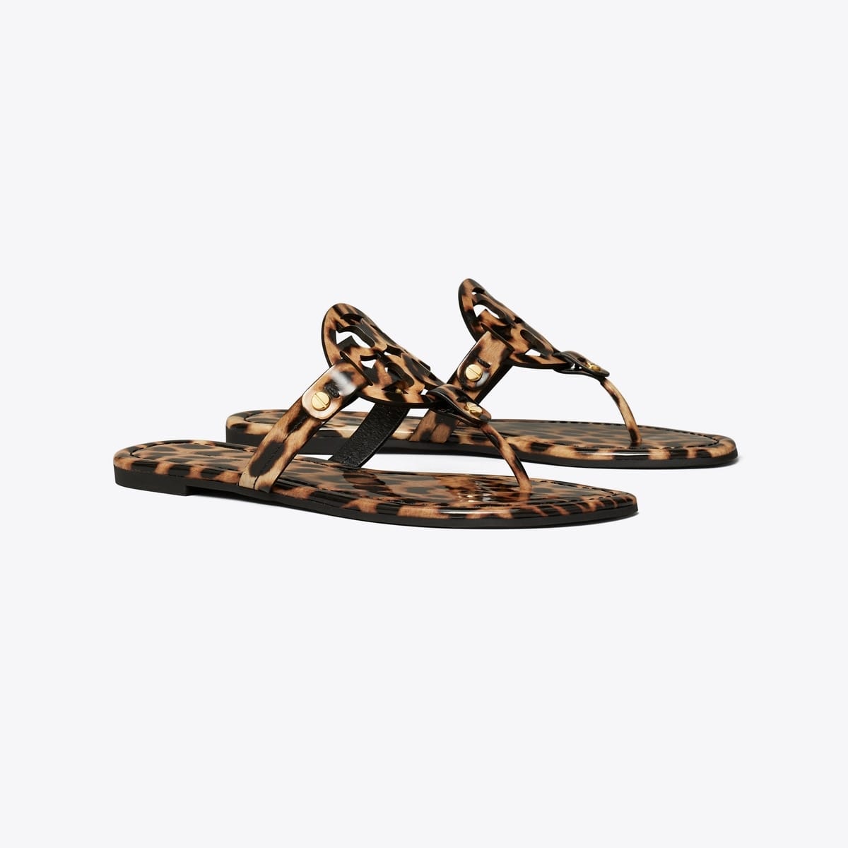 Miller Printed Patent Sandal