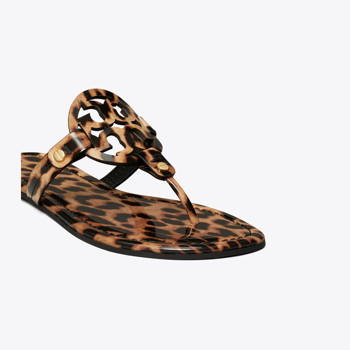 Miller Printed Patent Sandal