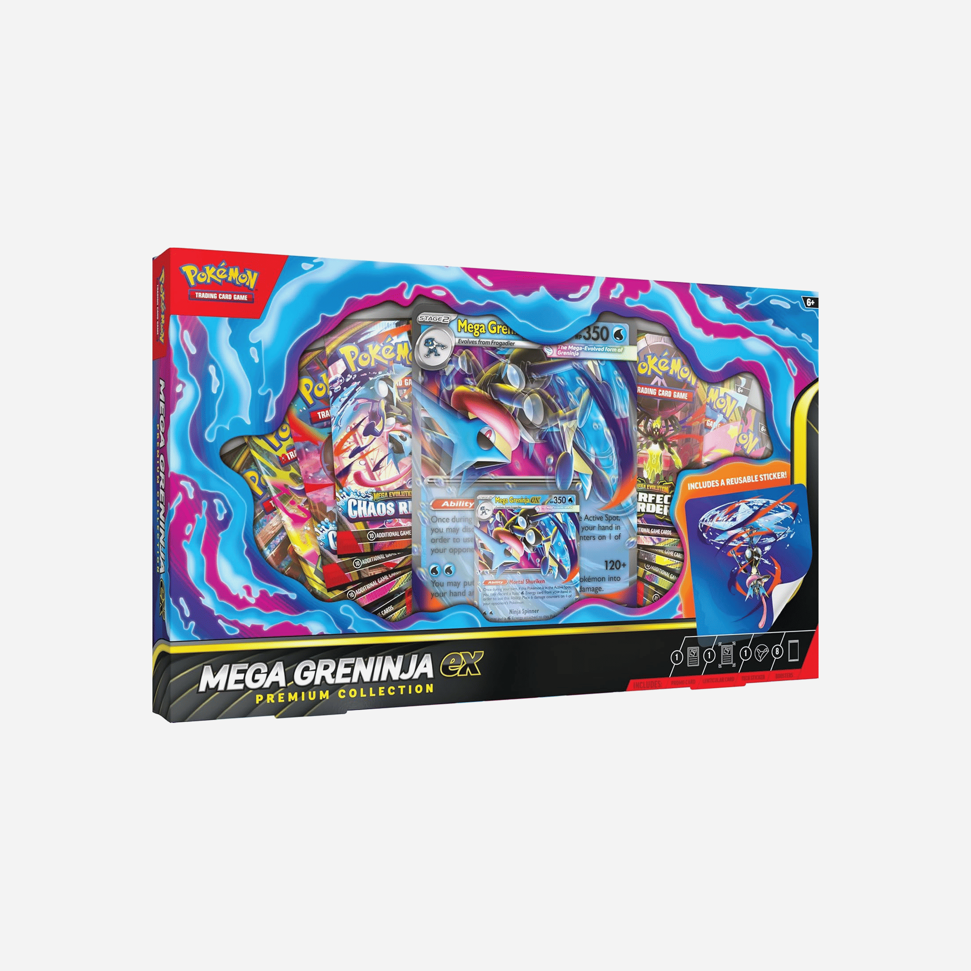 2026 Pokémon Mega Evolution Mega Greninja Ex Premium Collection