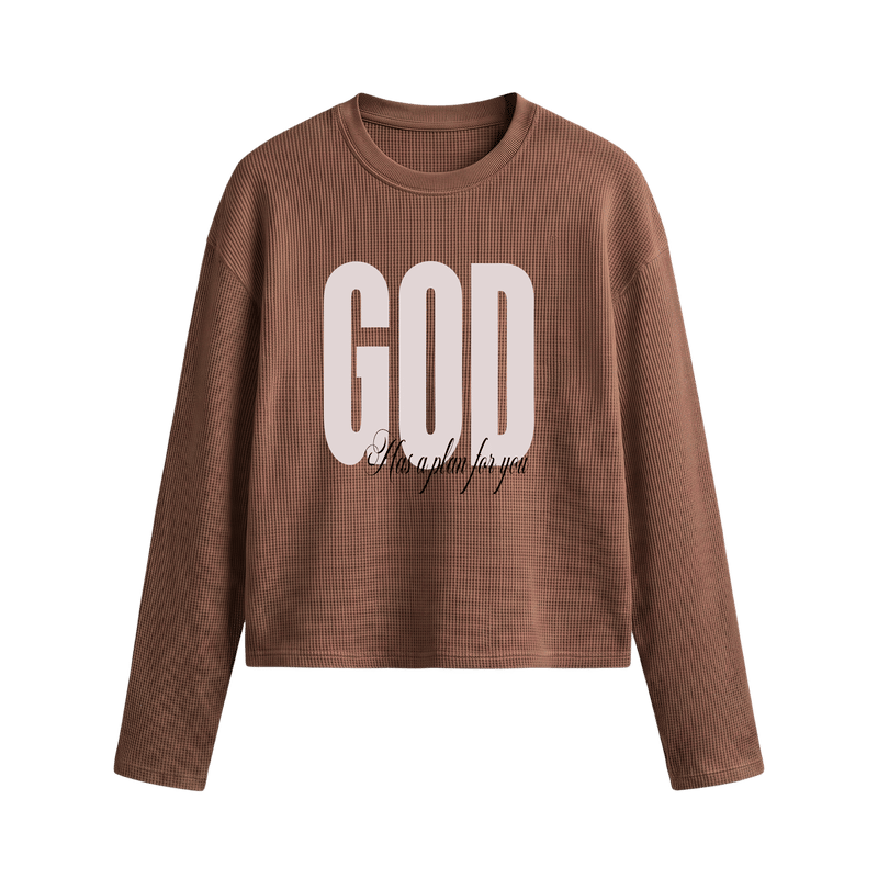 City Off Divine Soul Waffle T-shirt Brown