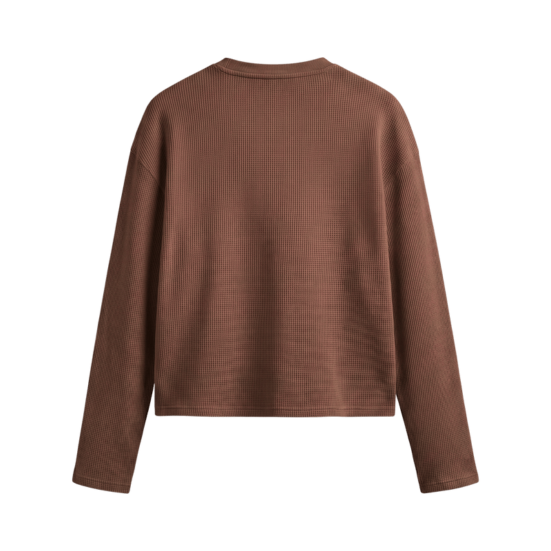 City Off Divine Soul Waffle T-shirt Brown