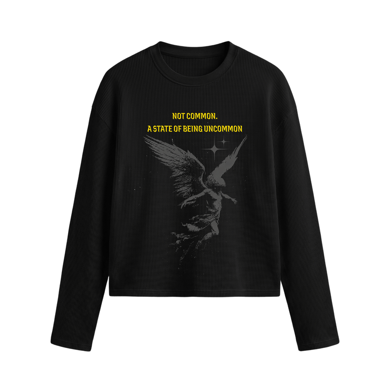 City Off Domes Heaven's Child Waffle T-shirt Black