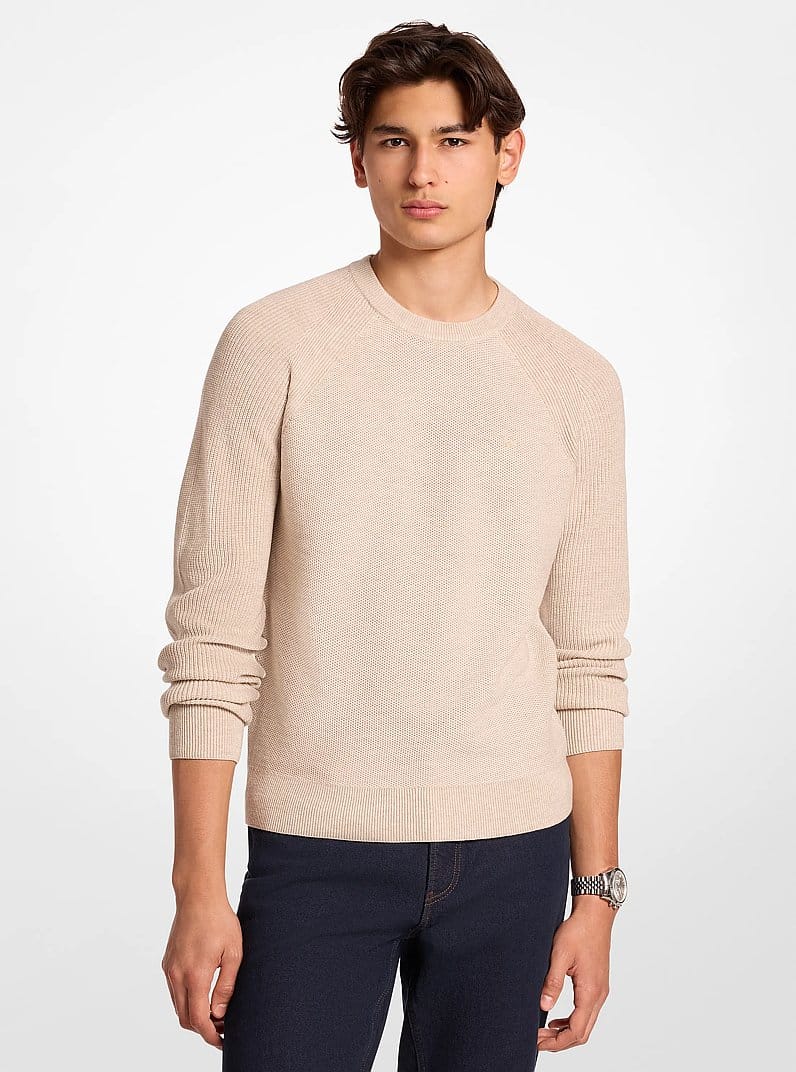 Wool Blend Crewneck Sweater