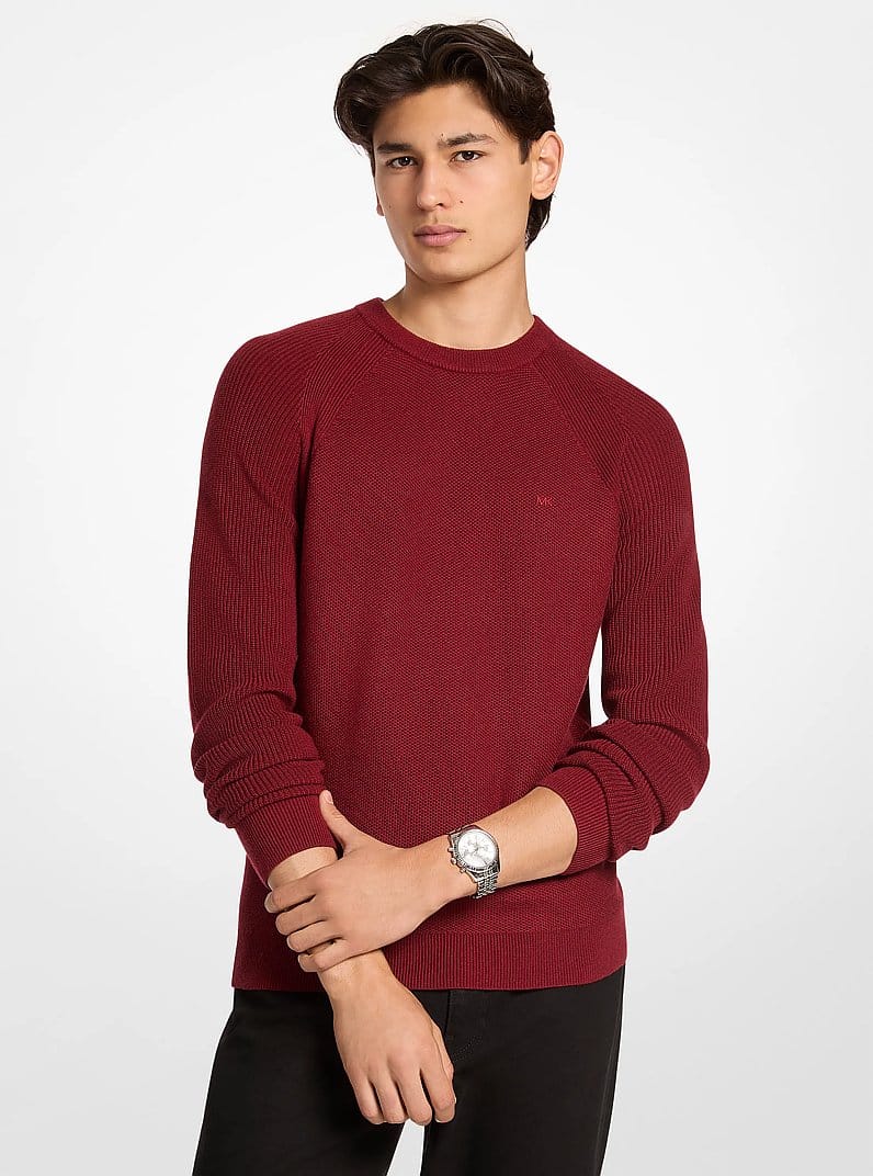 Wool Blend Crewneck Sweater