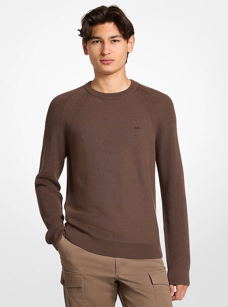 Wool Blend Crewneck Sweater