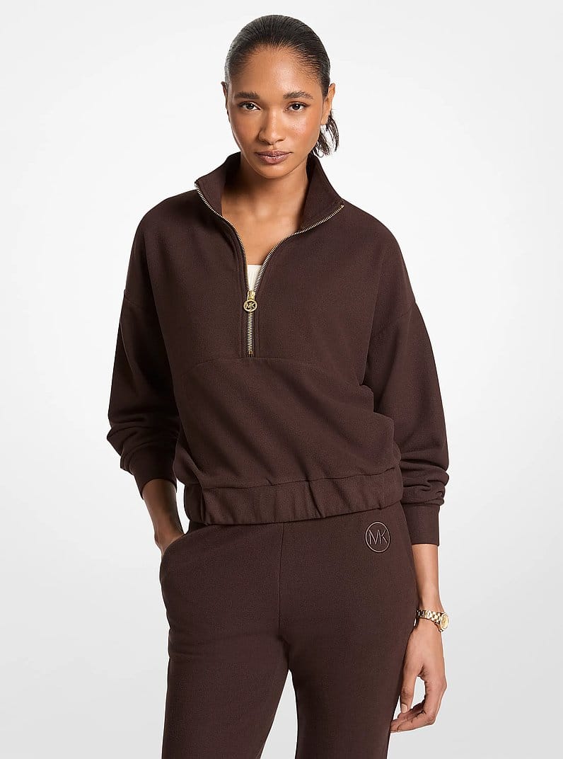 Knit Quarter-Zip Sweater