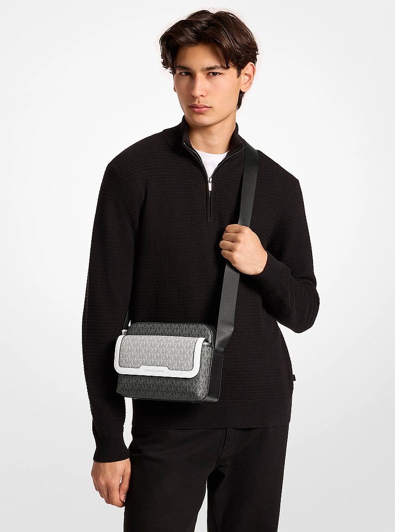 Cooper Medium Signature Logo Camera Bag