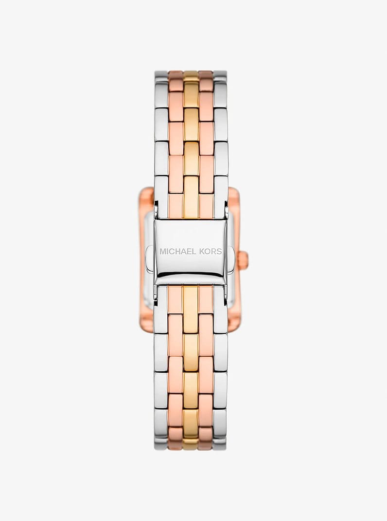 Mini Monroe Pavé Tri-Tone Watch