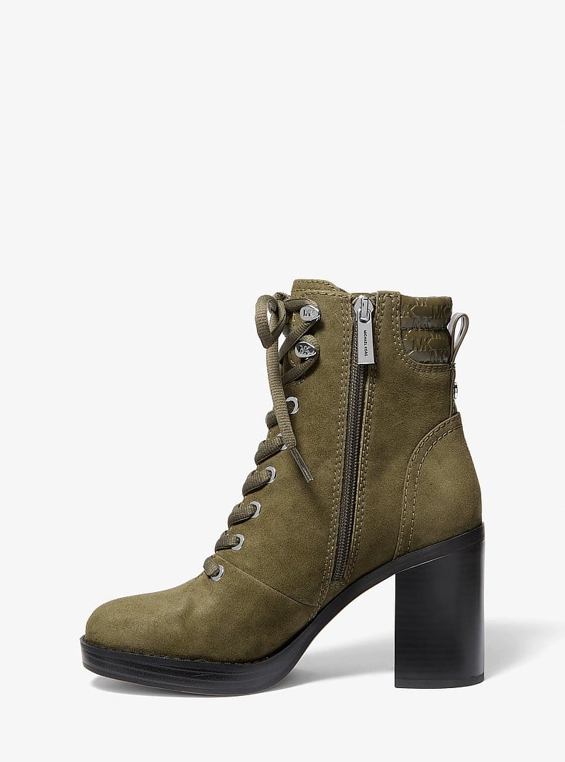 Lacy Block Heel Boot