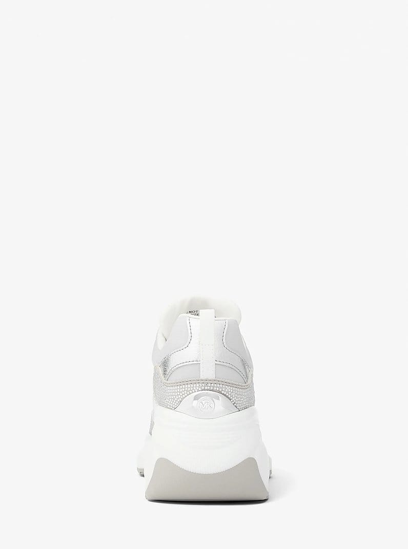Kaia Mixed-Media Trainer