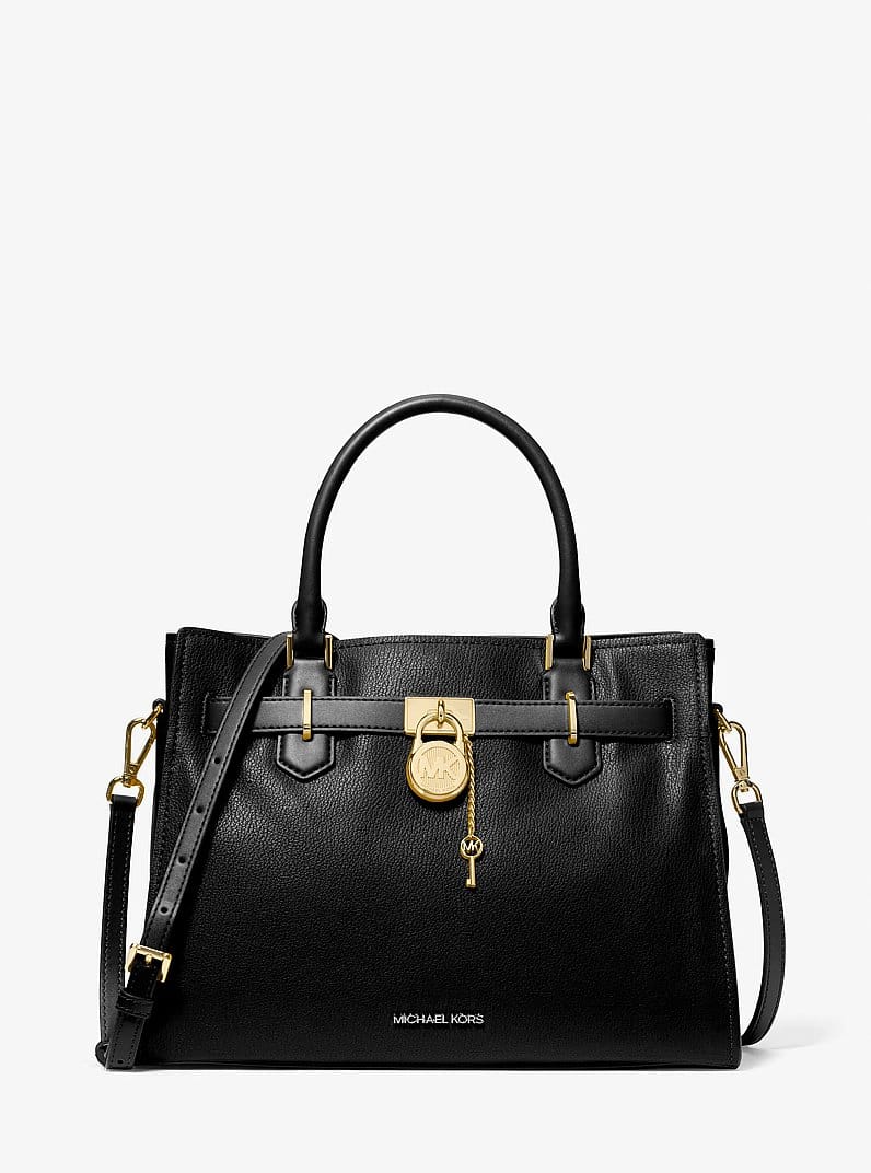 Landon Medium Leather Satchel