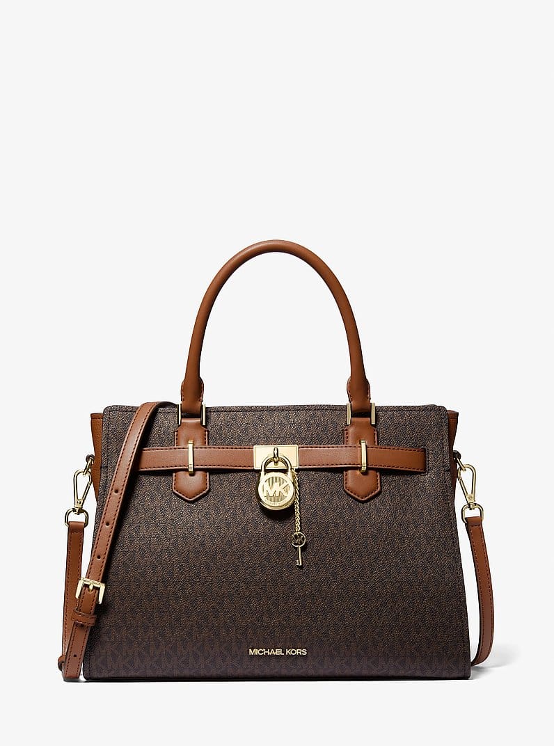 Landon Medium Logo Satchel