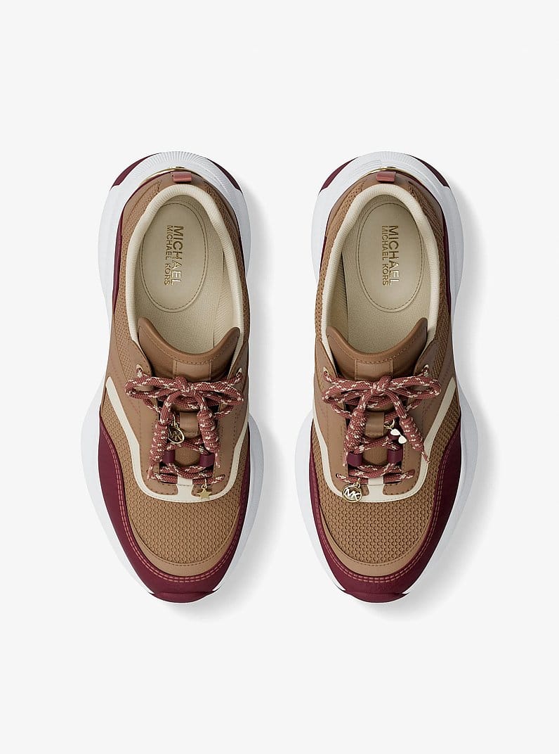Kaia Mixed-Media Trainer