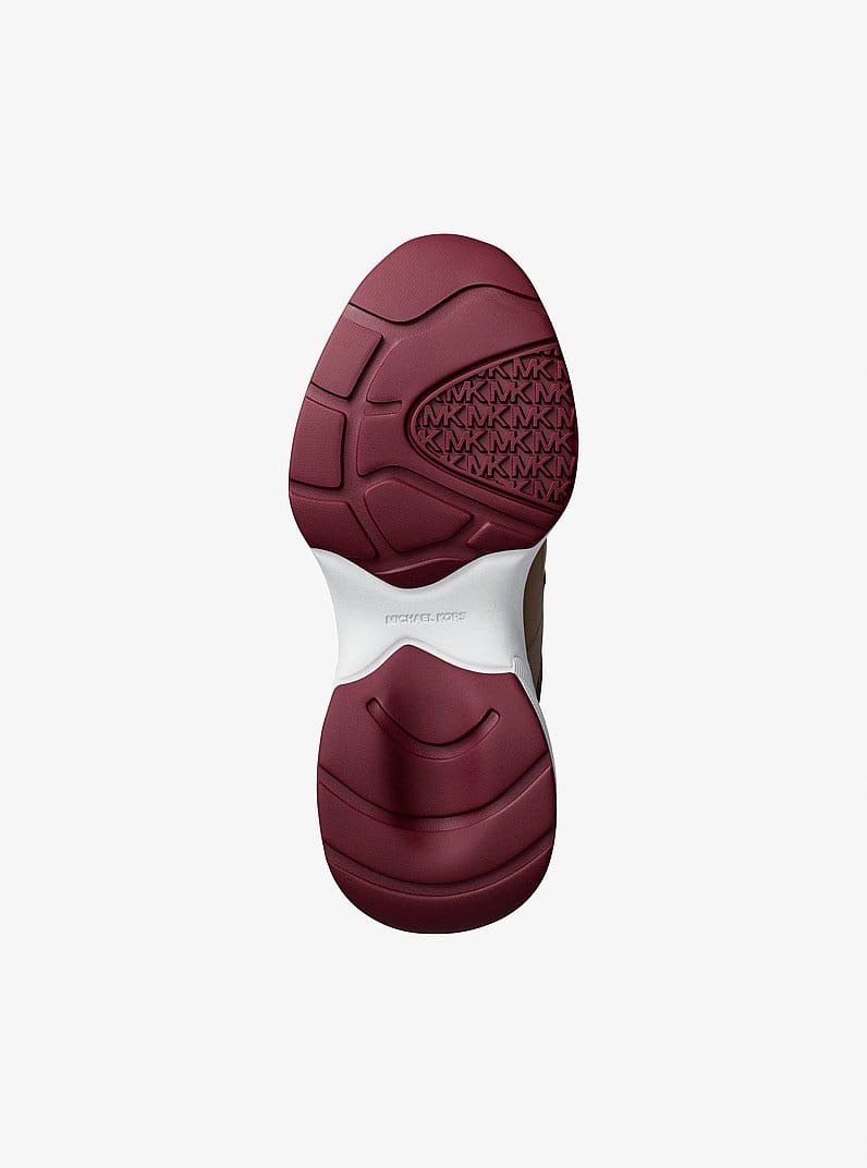 Kaia Mixed-Media Trainer