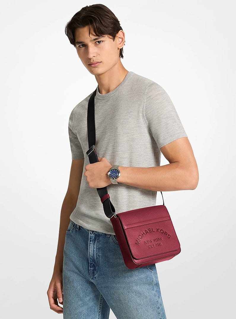 Cooper Pebbled Leather Crossbody Bag