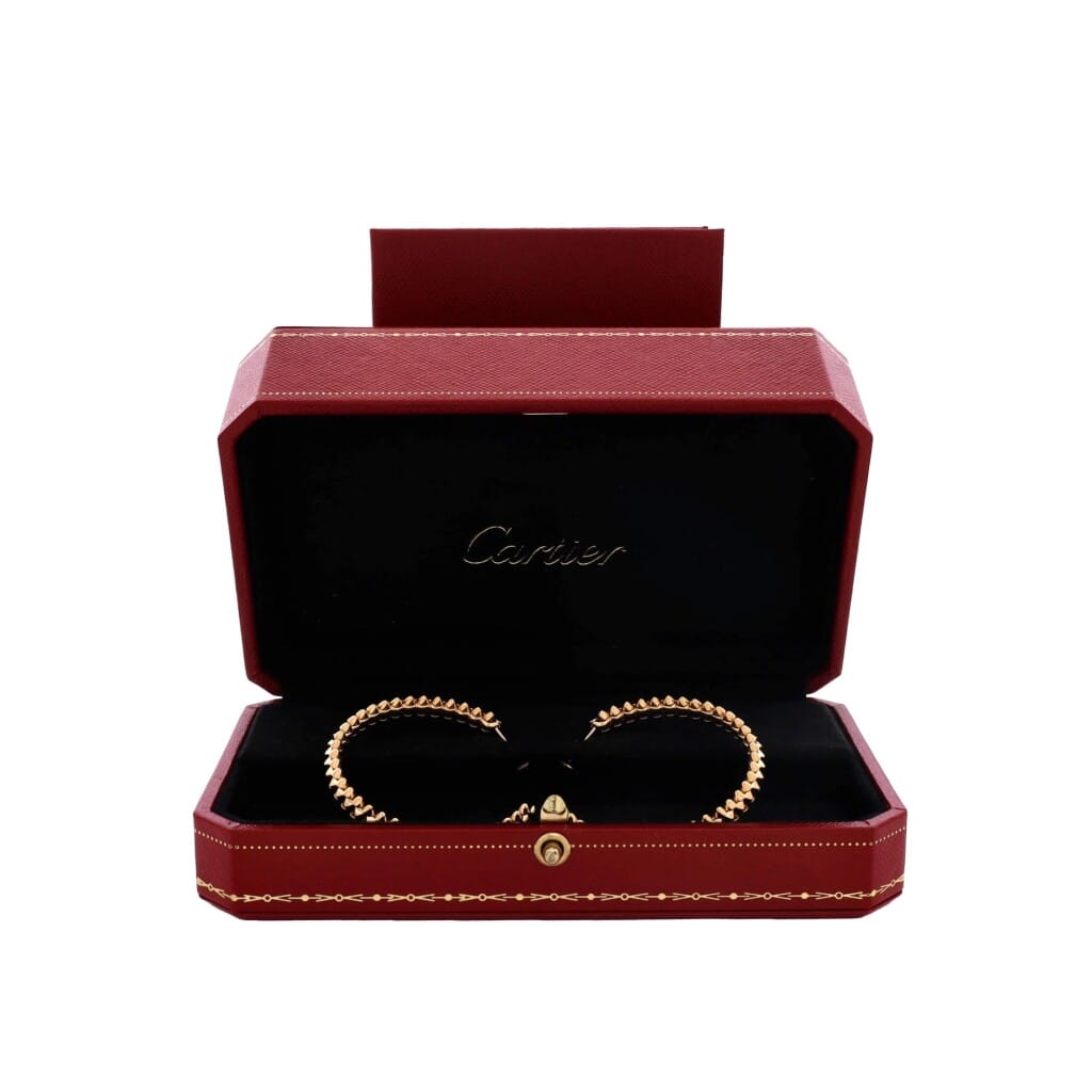 Rose Gold Large Clash de Cartier Hoop Earrings