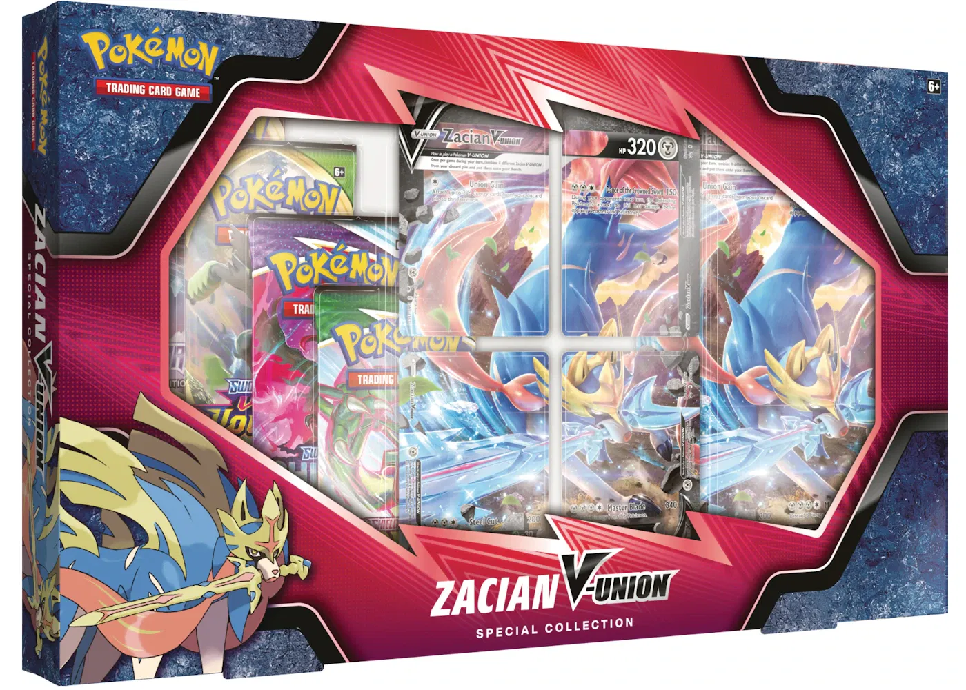 Pokémon TCG Sword & Shield Zacian V-UNION Special Collection Box